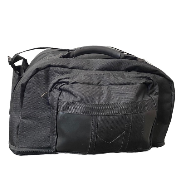 Choko Motorsports Backrest Bag Luggage Motorcycle ATV Black Gear Nylon Pack - Picture 1 of 11